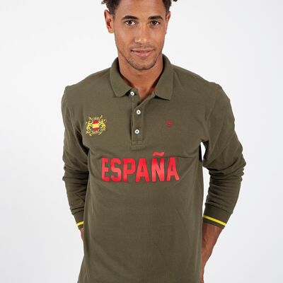 Polo militare color cachi