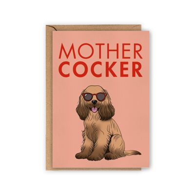 Tarjeta de mamá Cocker Spaniel - Cocker Spaniel inglés