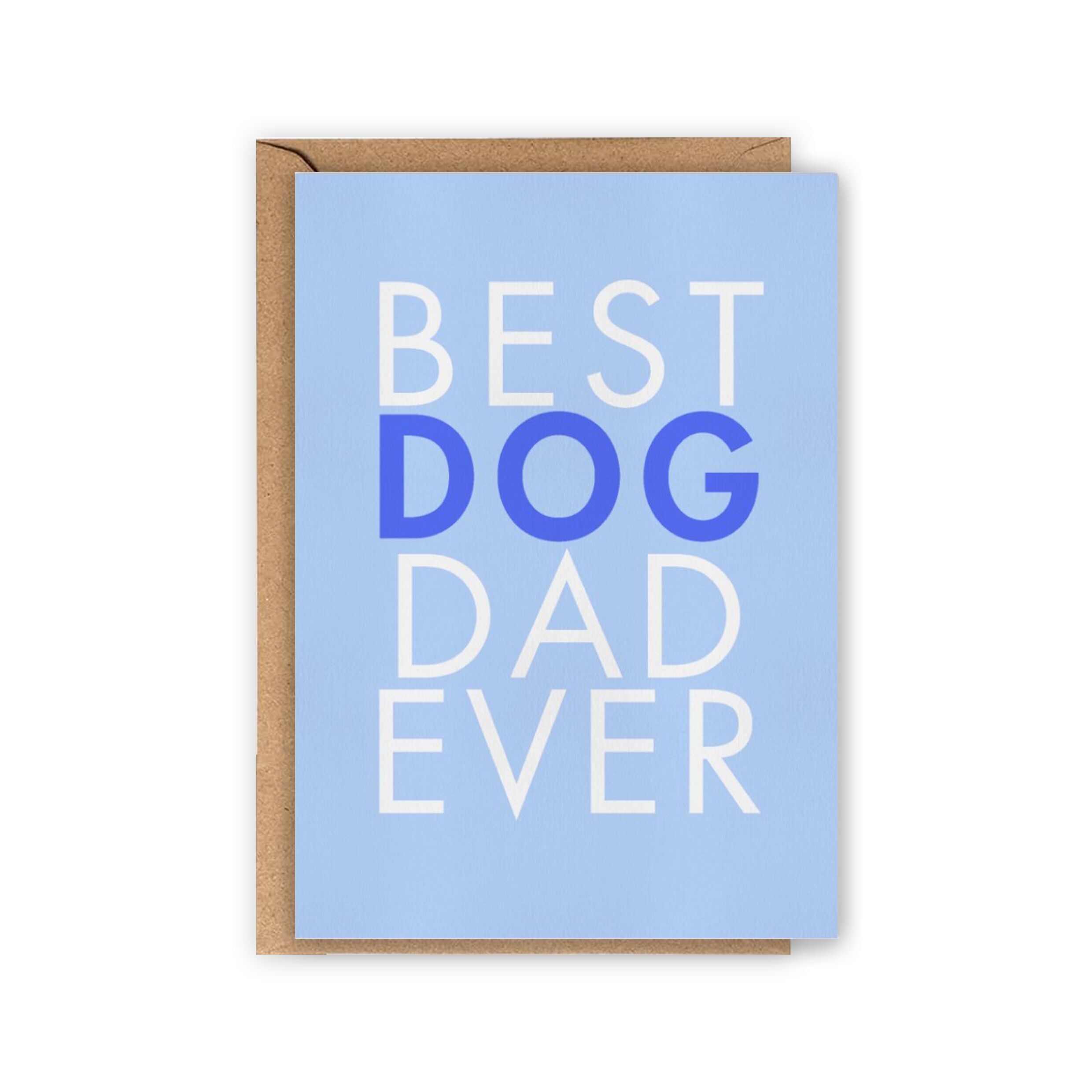 Karte „Bester Hundevater aller Zeiten“