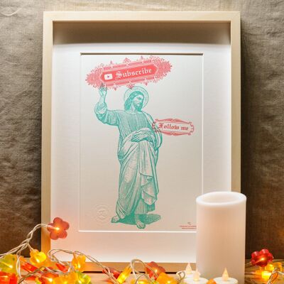 Poster tipografico The Influencer (Gesù)
