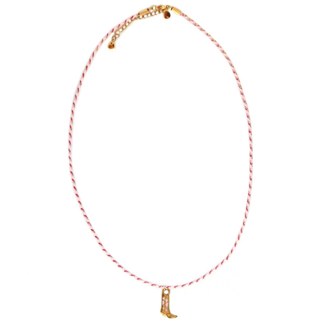Collana con stivale da cowboy