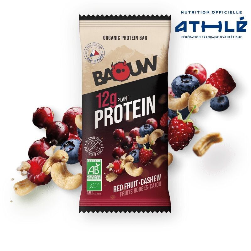 Baouw ROTE FRÜCHTE-CASHEW Proteinriegel