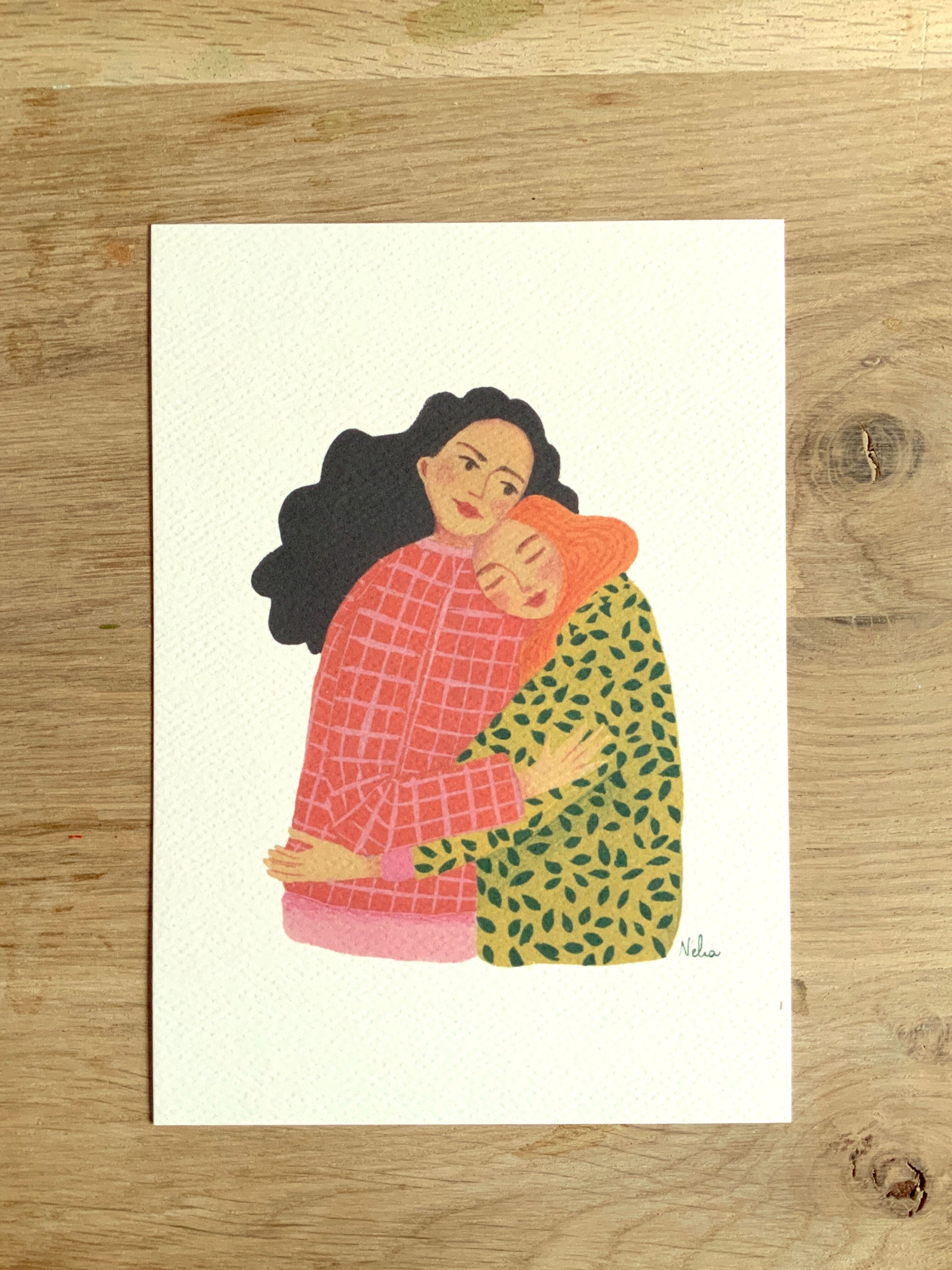 Große A5 CALIN 4-Karte