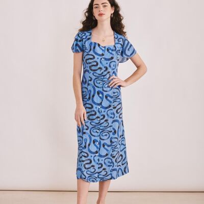 Robe Jane Jacobs - Imprimé serpent original