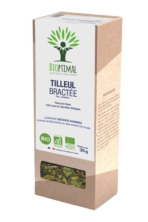 Tilleul bractée Plante pour tisane Bio 35g