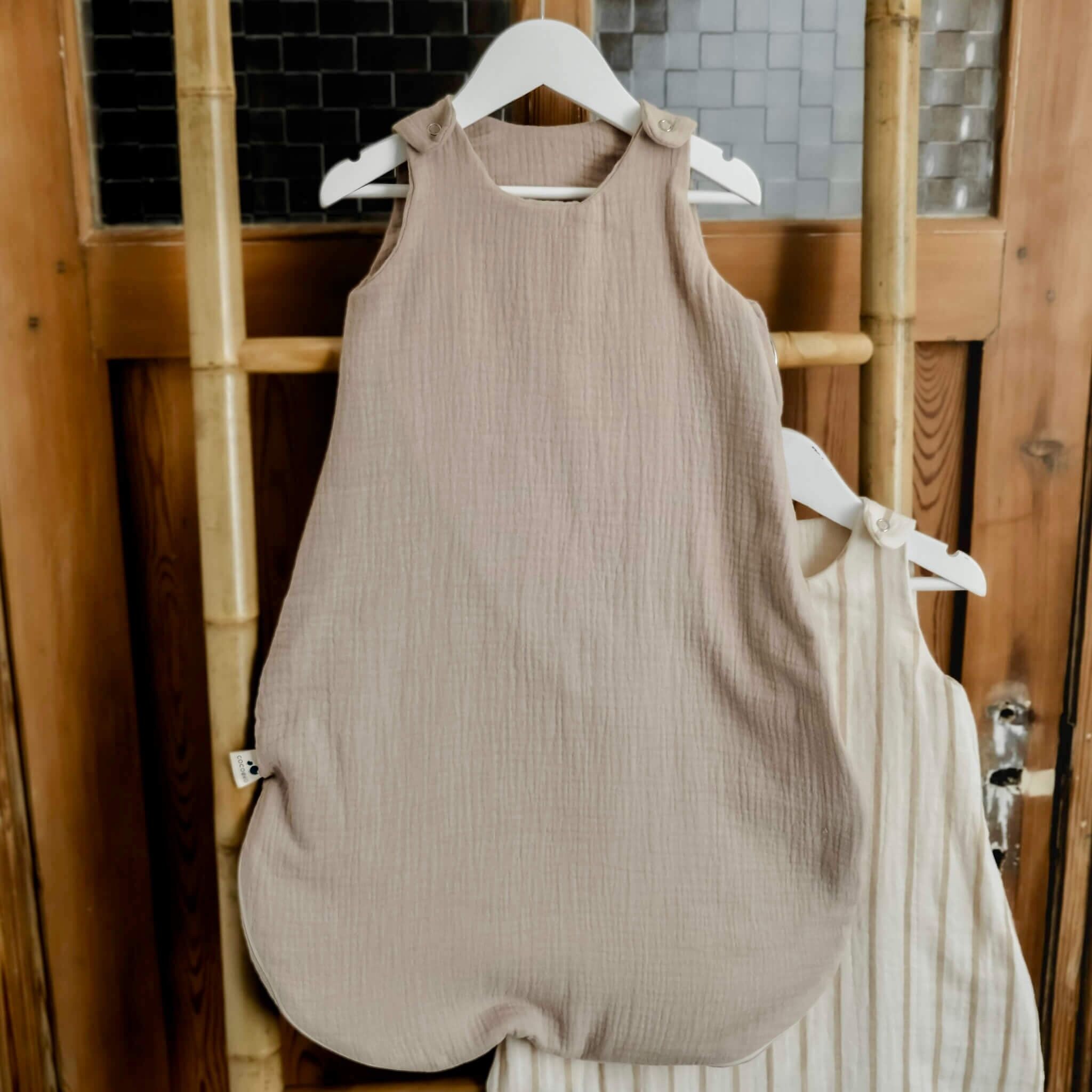 Cotton gauze sleeping bag BEIGE TOG 1