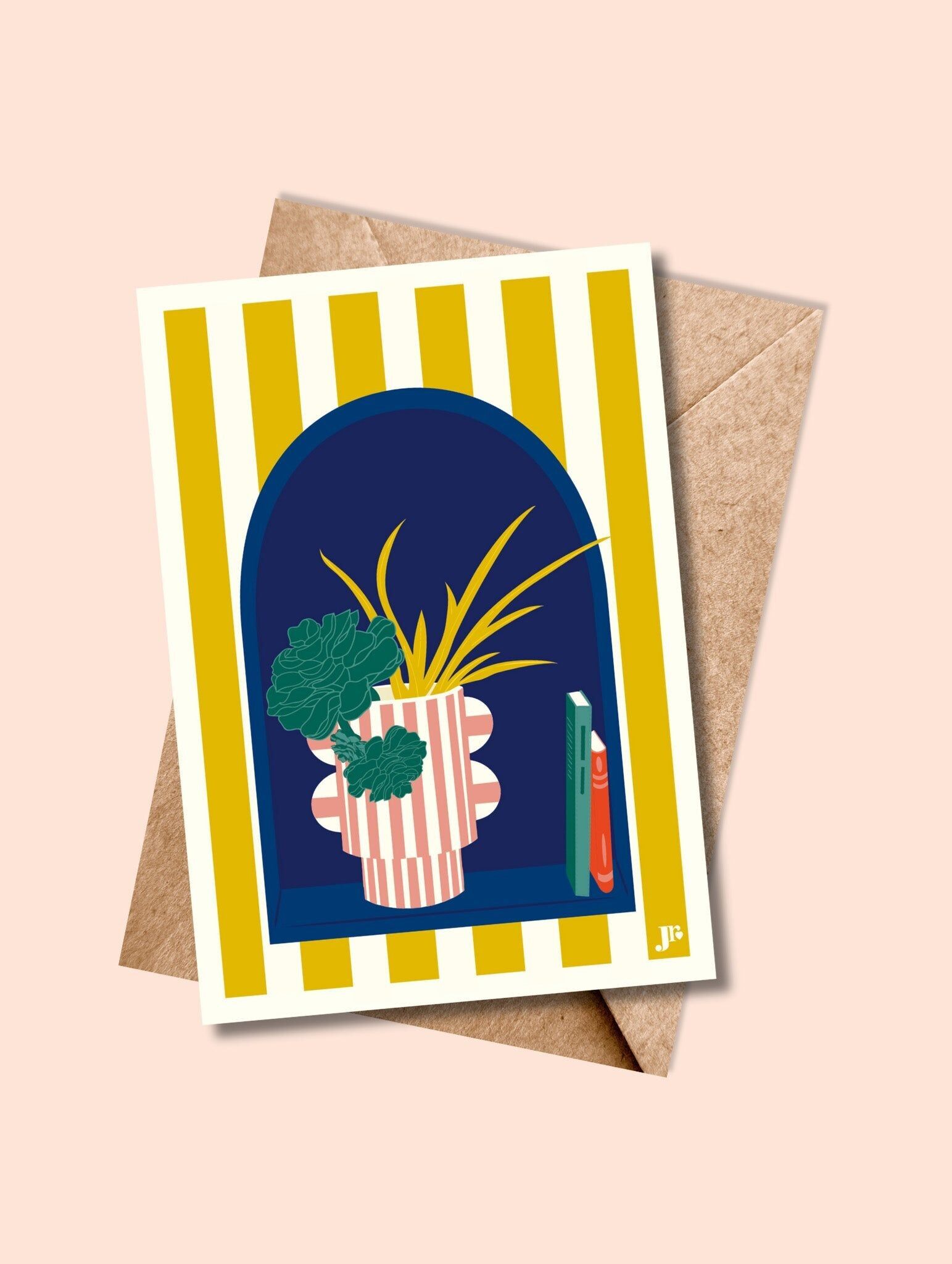 Postcard THE SUCCULENT - Illustration 10x15cm