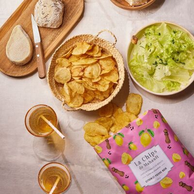 Patatine Mahault - Limone e Pepe - 125gr