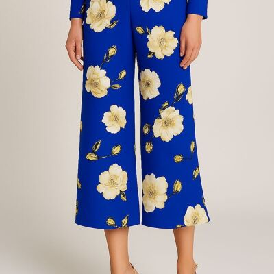 Pantaloni a gamba dritta con fantasia – Semplicità e modernità