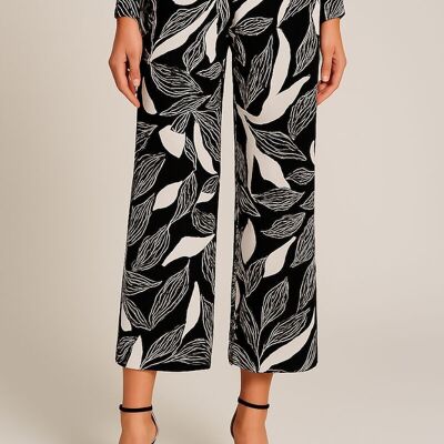Pantalon Coupe Droite à Motifs – Simplicité et modernité
