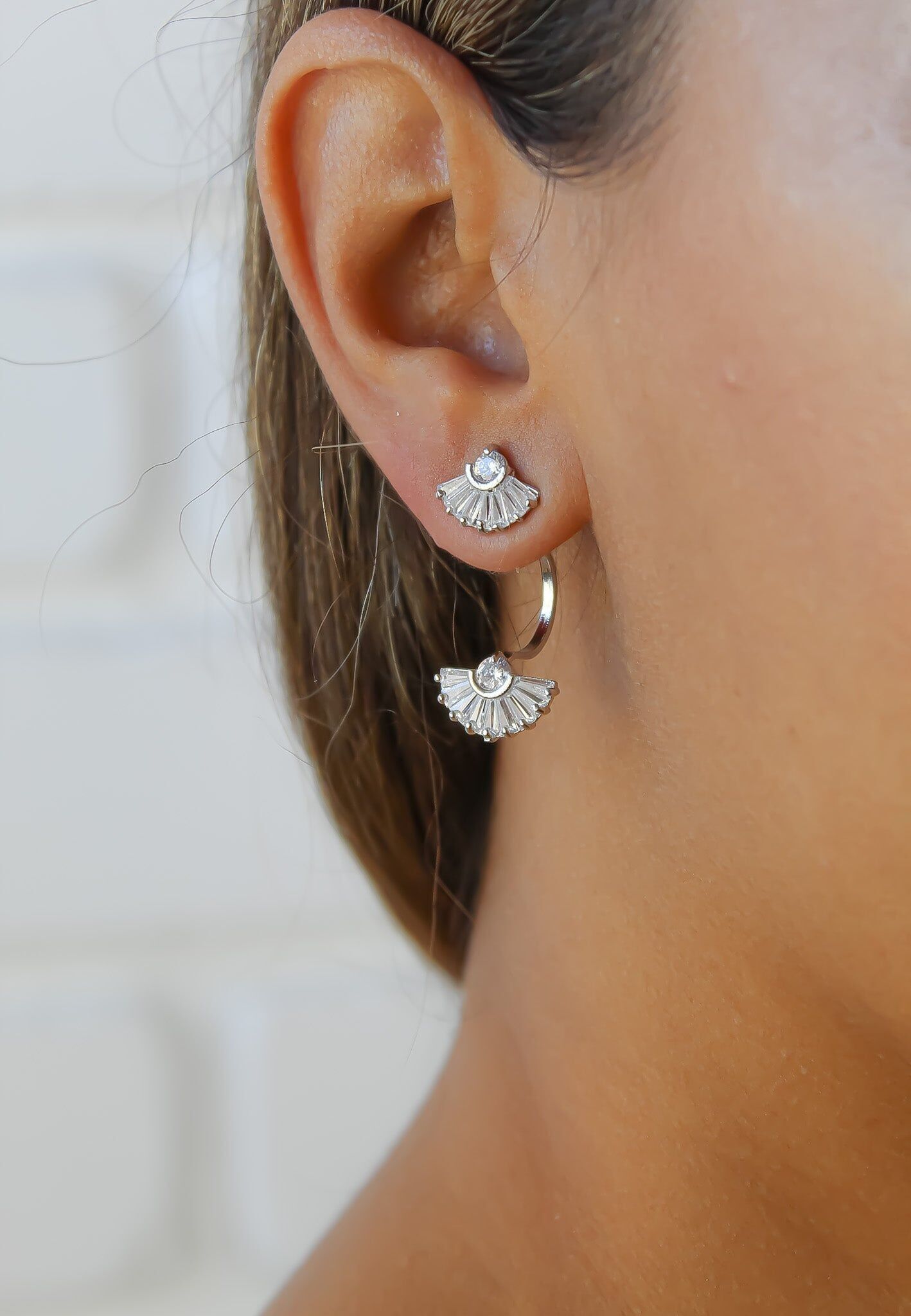 Orecchini Double Shine