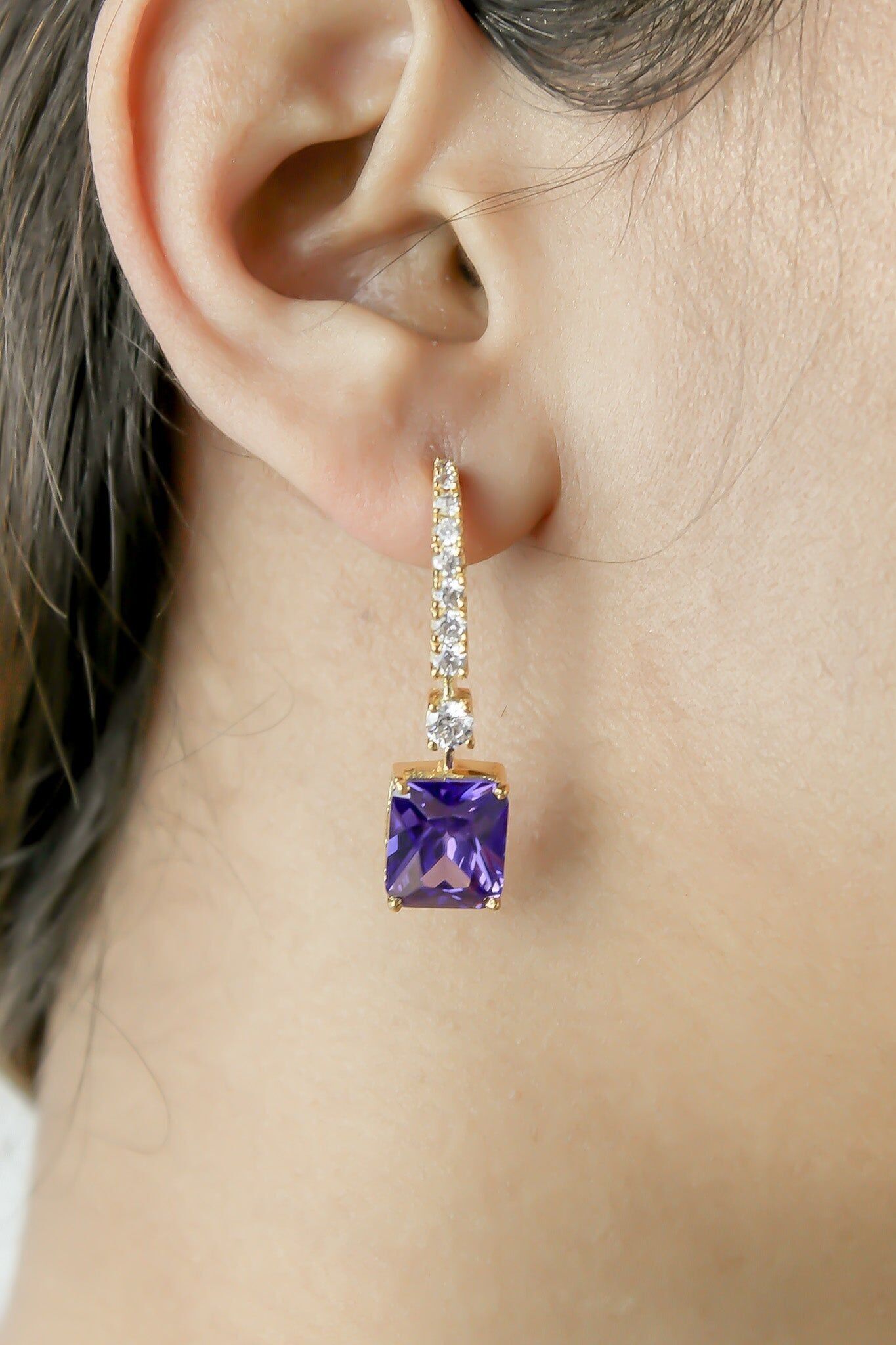 Orecchini dorati Benares