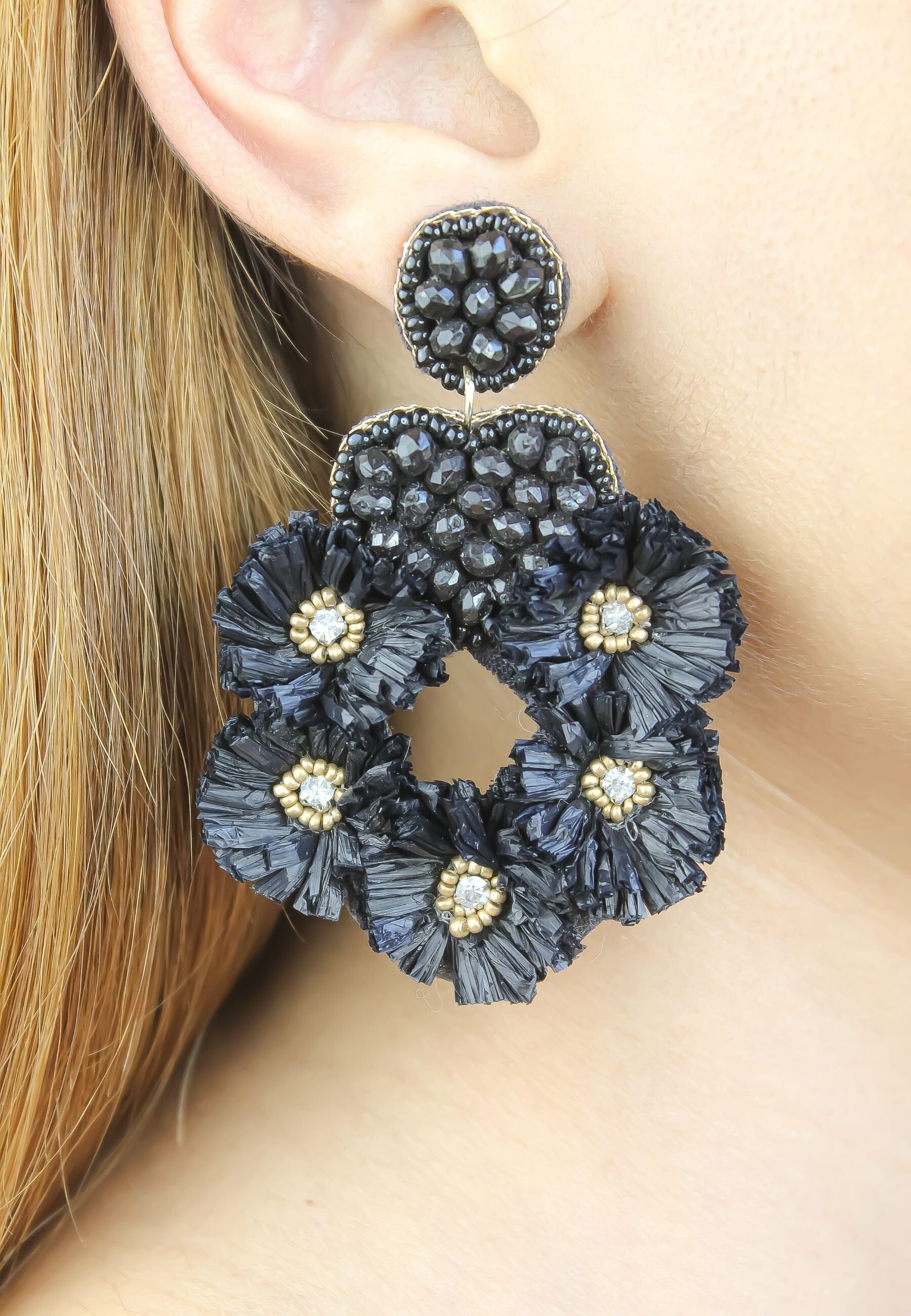 Pendientes Amancio Negro