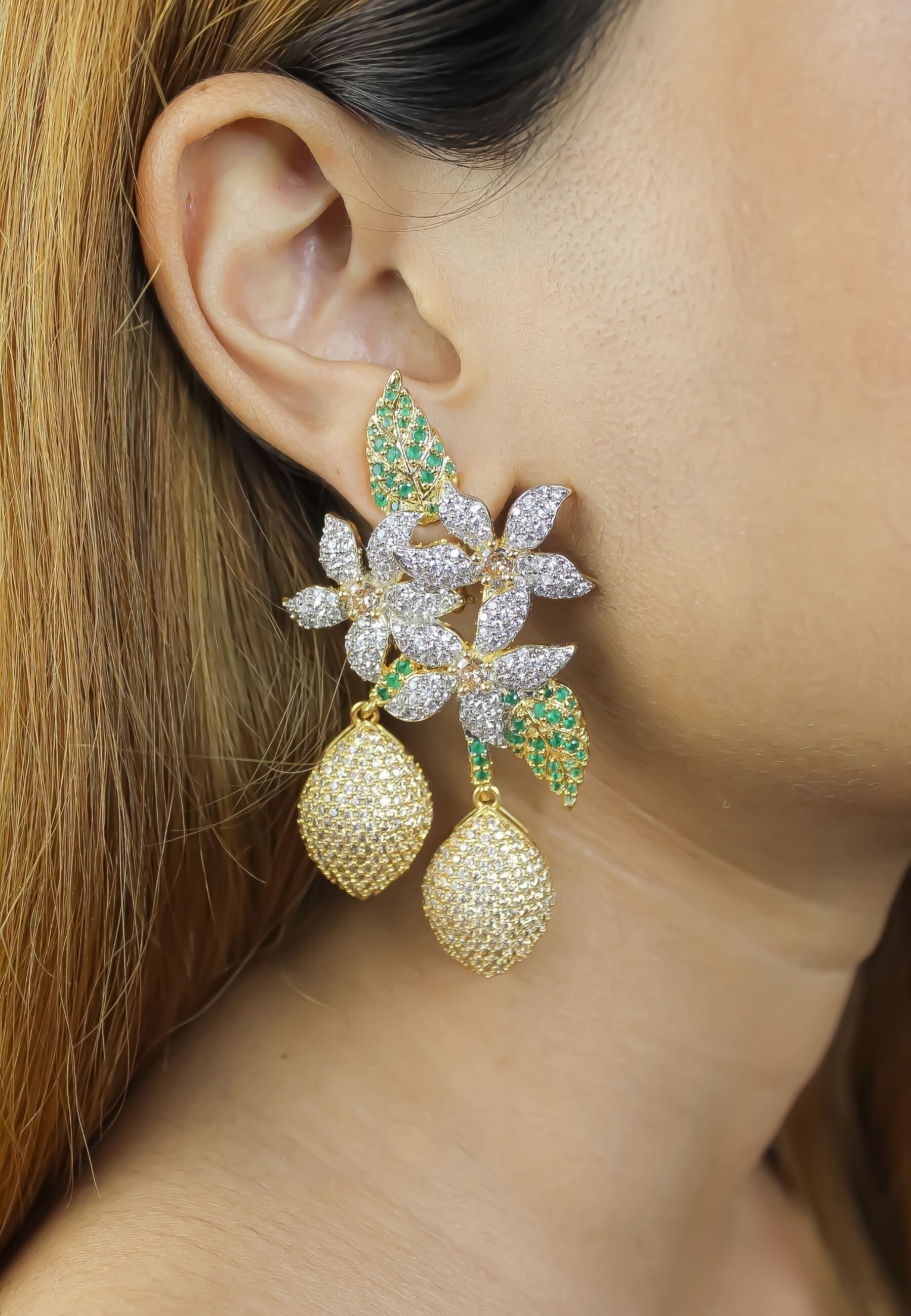 Orecchini Zeus dorati