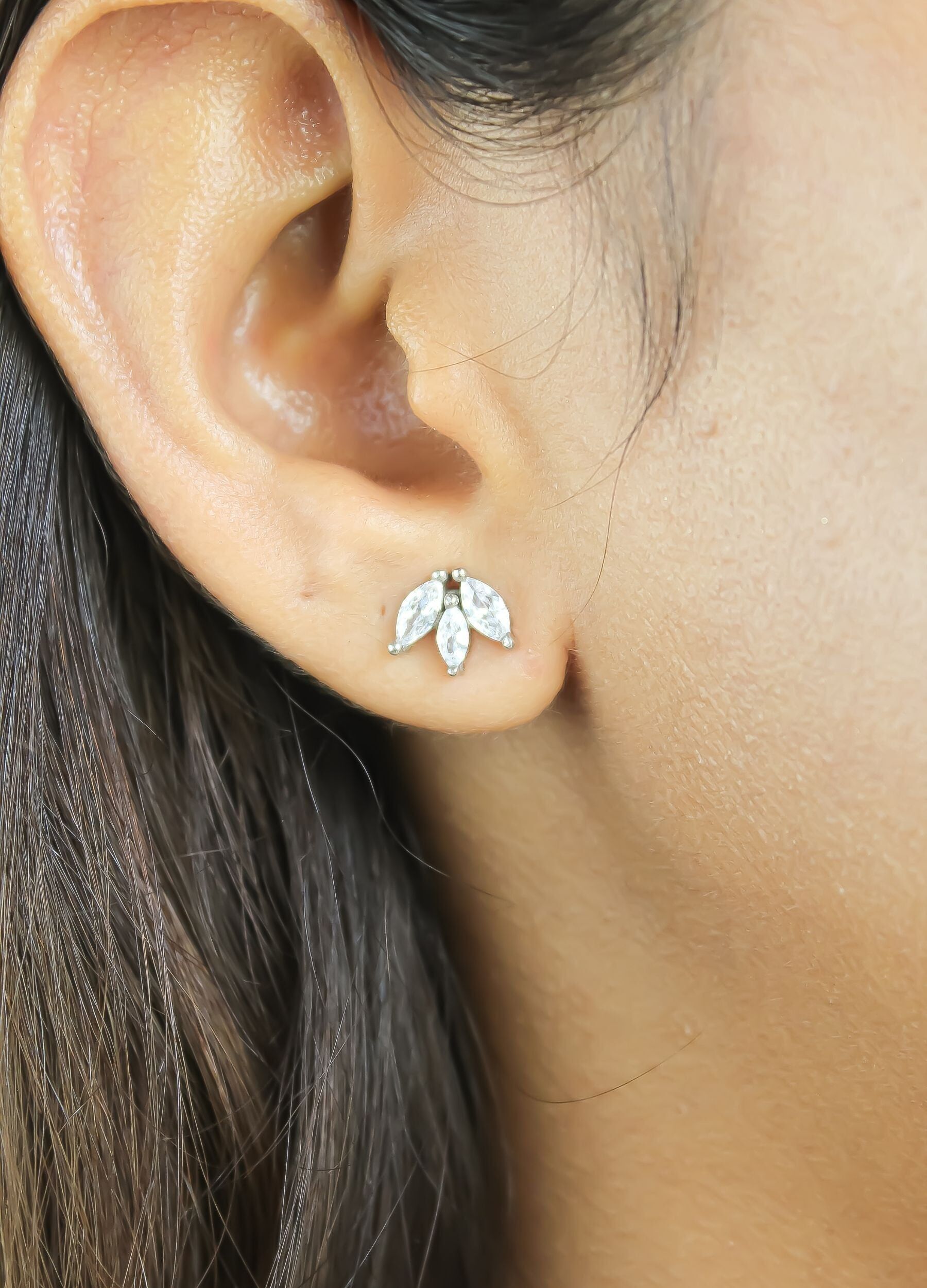 Silberne Fontana-Ohrringe