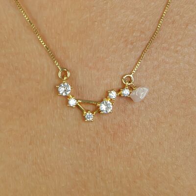 Star Libra Zodiac Necklace