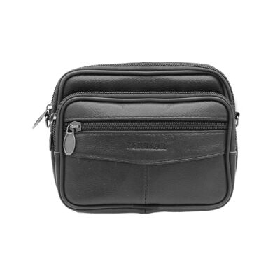 Bolso bandolera Zerimar 100% piel Medidas: 14x17x4