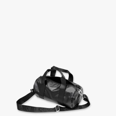 Weekender piccolo nero METALLIZZATO