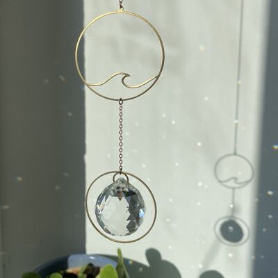 Vague Suncatcher / capteur de lumière / cristal de fenêtre / prisme