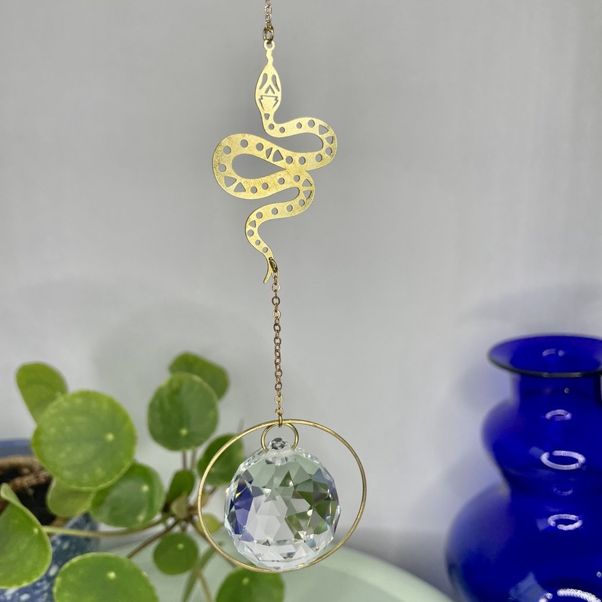 Suncatcher Schlange/ Lichtfänger / Fensterkristall / Prisma
