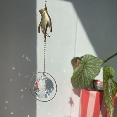 Main Suncatcher / capteur de lumière / cristal de fenêtre / prisme