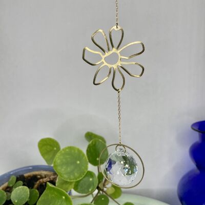Fleur Suncatcher / capteur de lumière / cristal de fenêtre / prisme