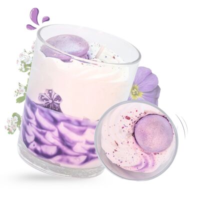 Vela gourmet morada grande Mayo en morado