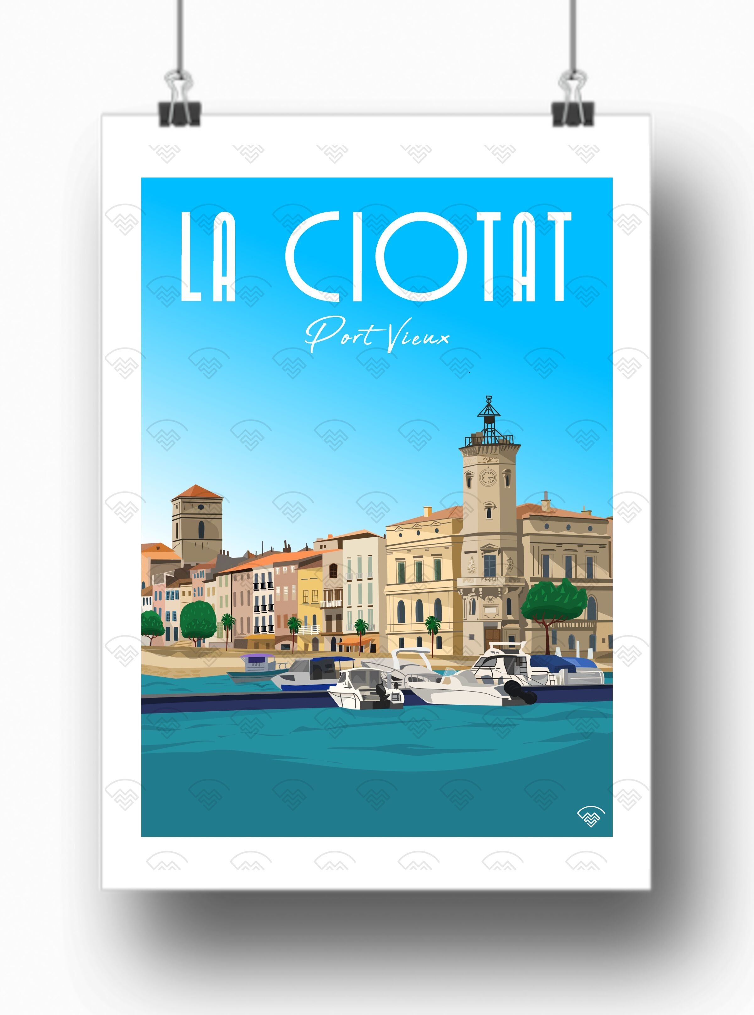 Affiche La Ciotat - Port Vieux