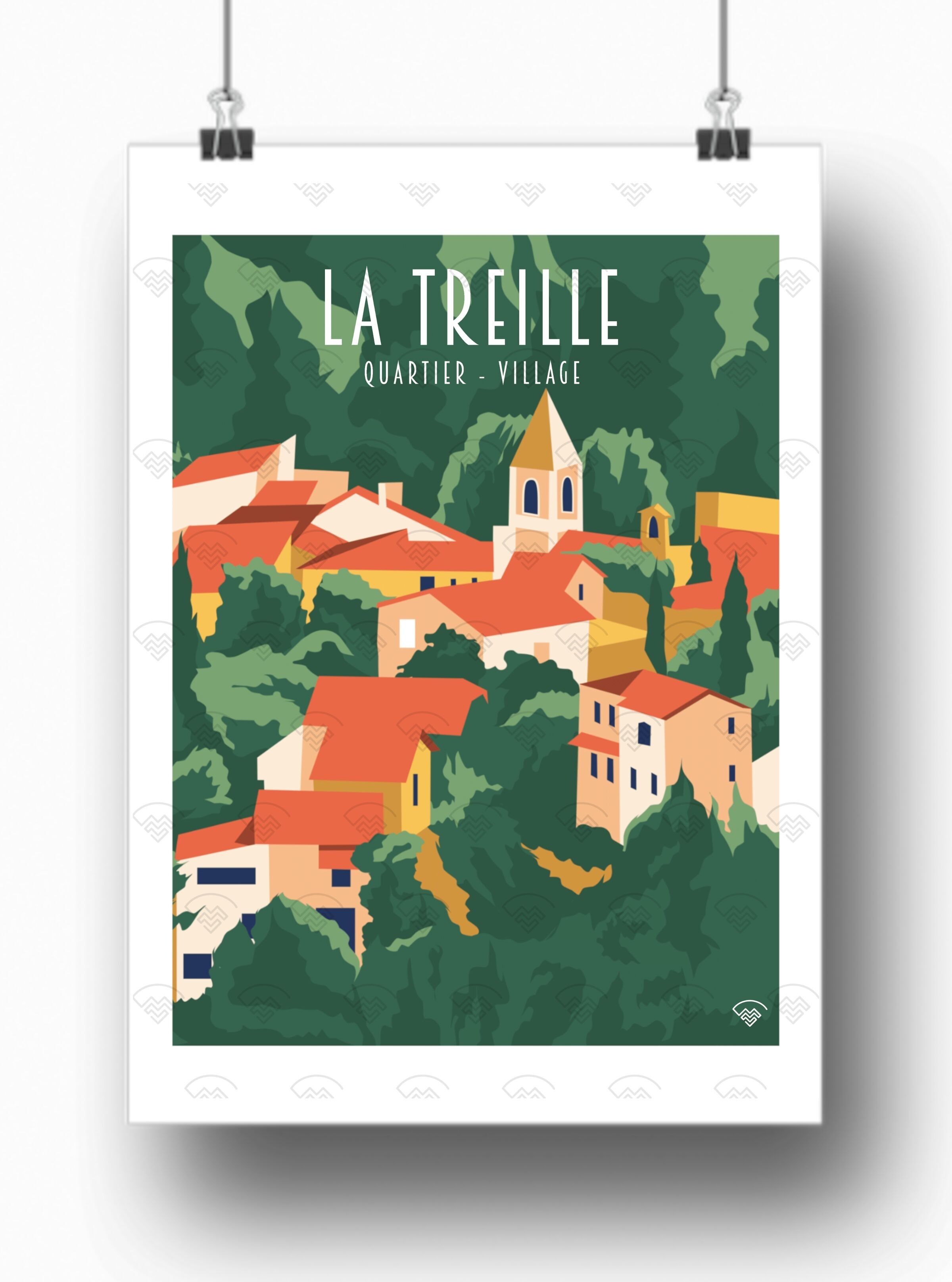 Poster di Marsiglia - Distretto di Treille