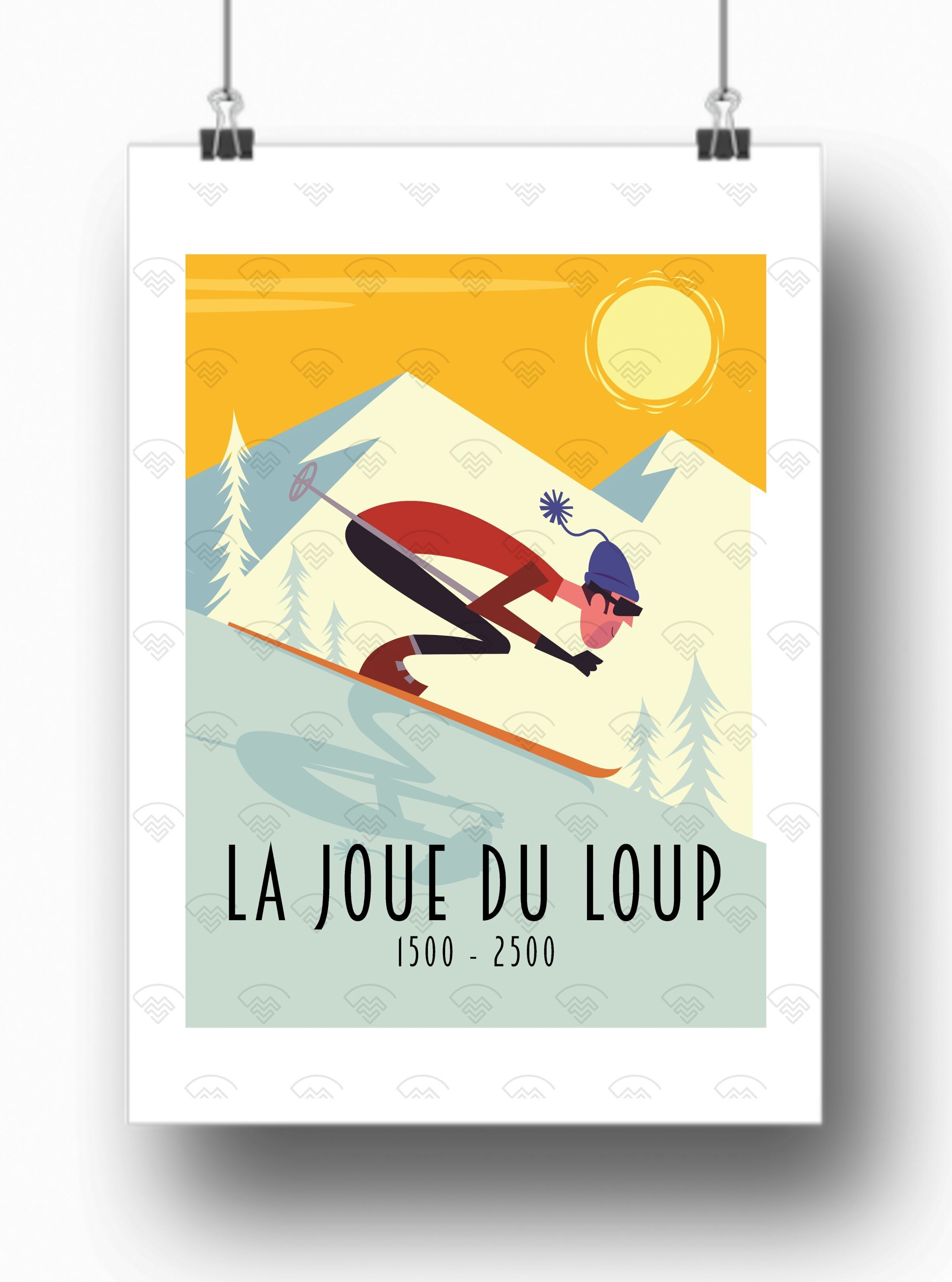 Poster di The Wolf's Cheek - Lo sciatore di Gary Godel