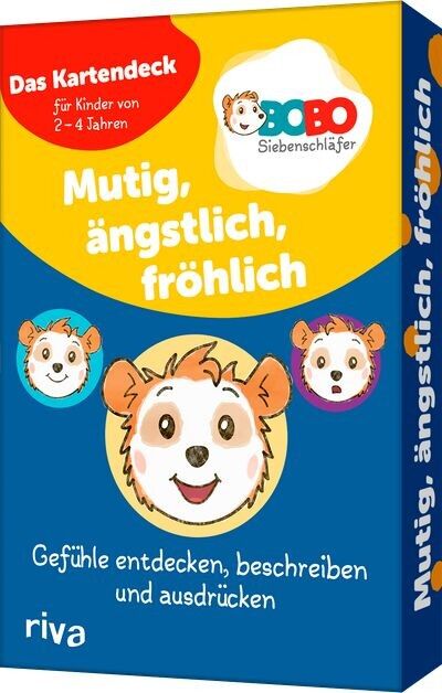Bobo Siebenschläfer – Mutig, ängstlich, fröhlich (Kartendeck, Kinder, Sprache, Lernen)
