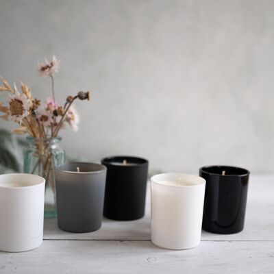 Private/White Label - Small 75g Candle - GLOSS WHITE
