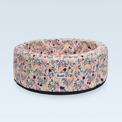 Panier rond pour chat, motif Liberty