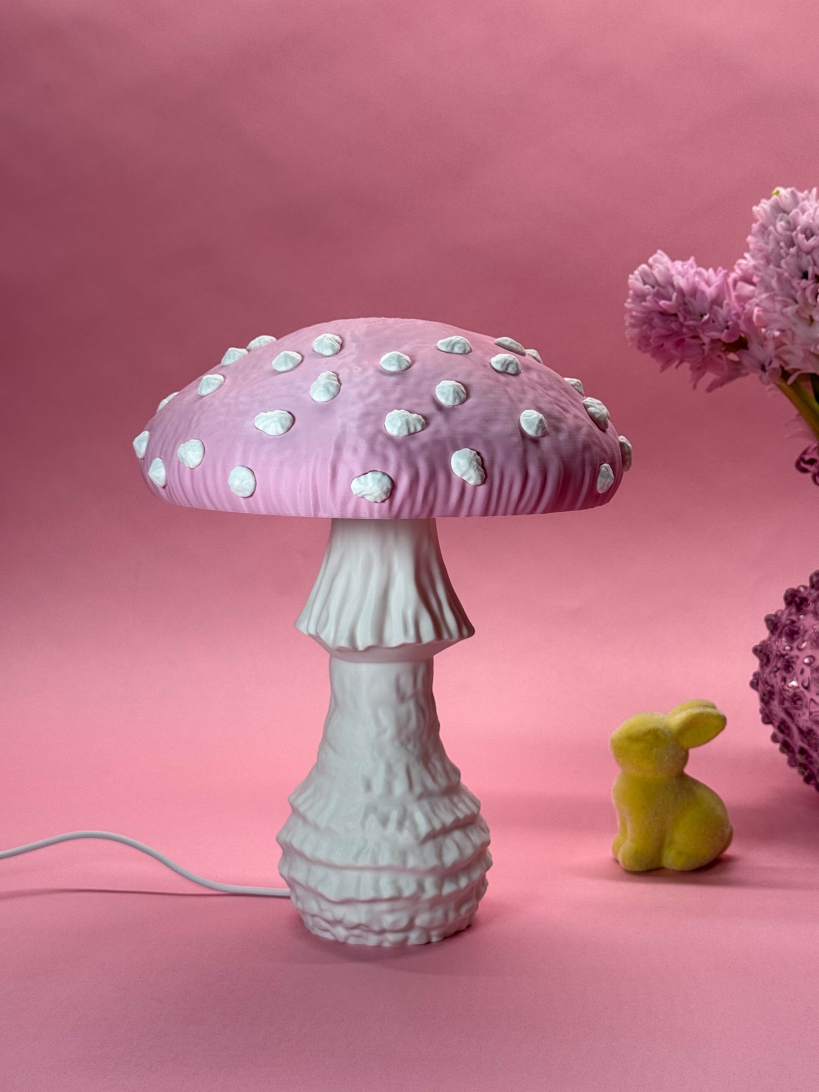 Amanita Mushroom Lamp – Magical table lamp in fly agaric design for your home