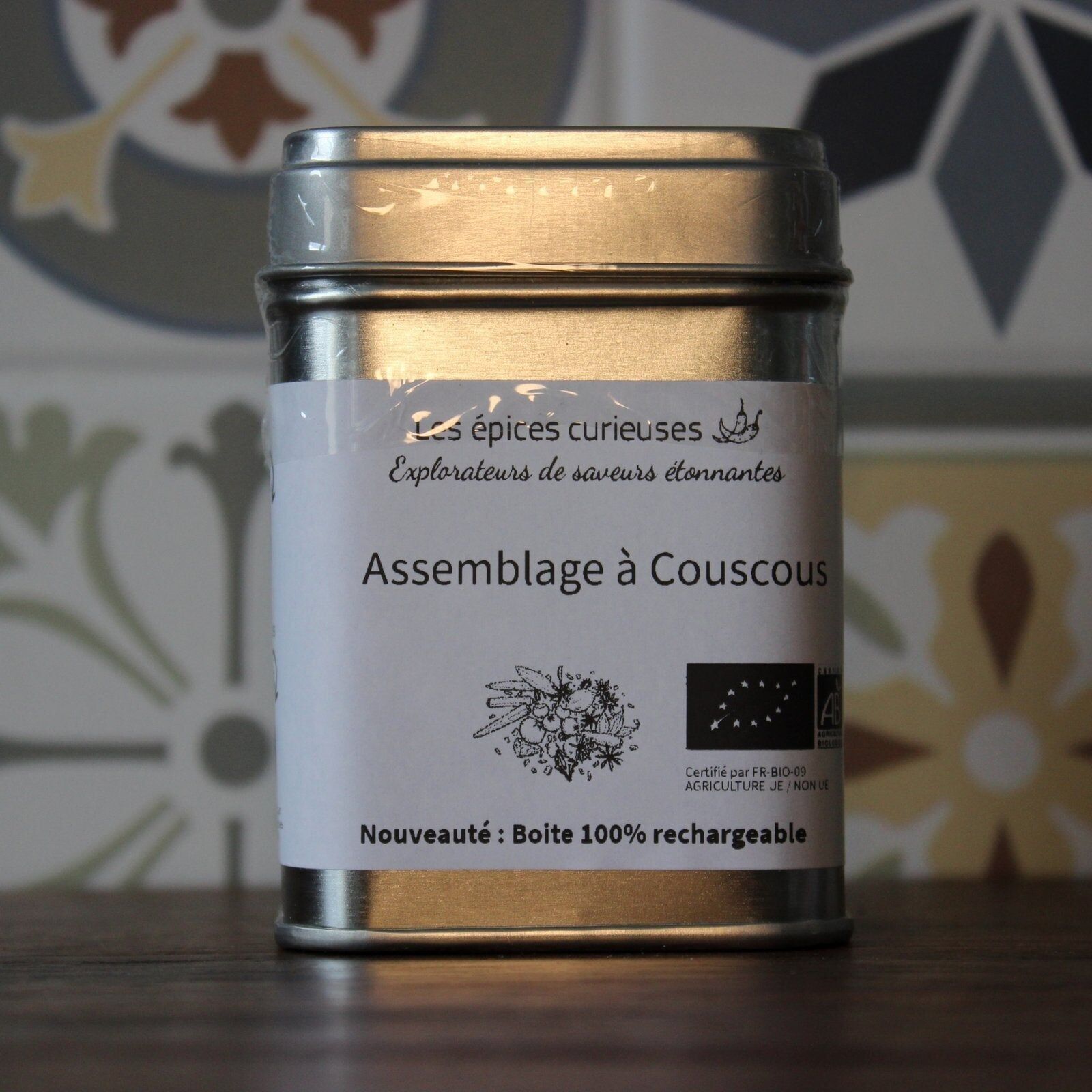 Miscela per Couscous - 40G - Scatola di Metallo