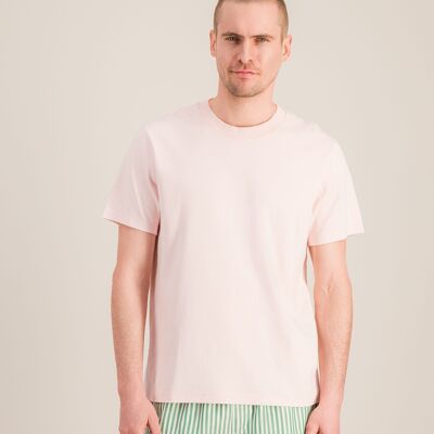 T-shirt homme coton bio, rose