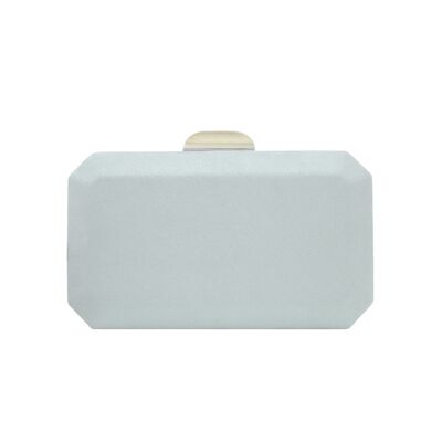 Light Blue Silver Octogon Wallet