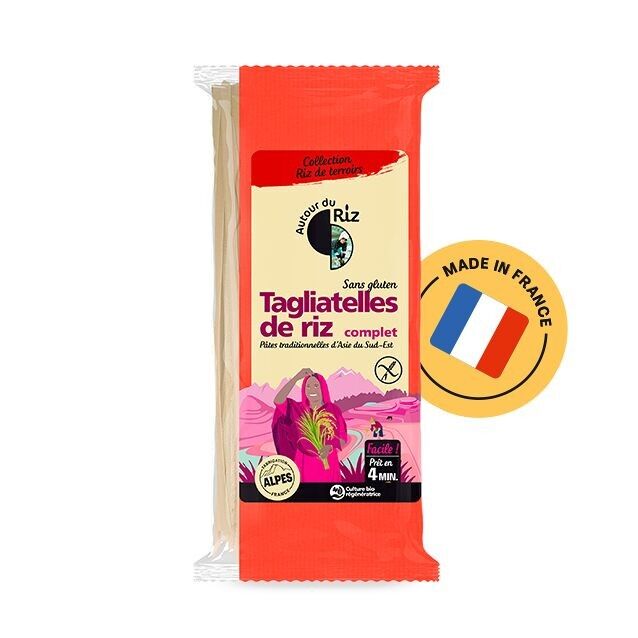 Organic wholegrain rice tagliatelle 400 g