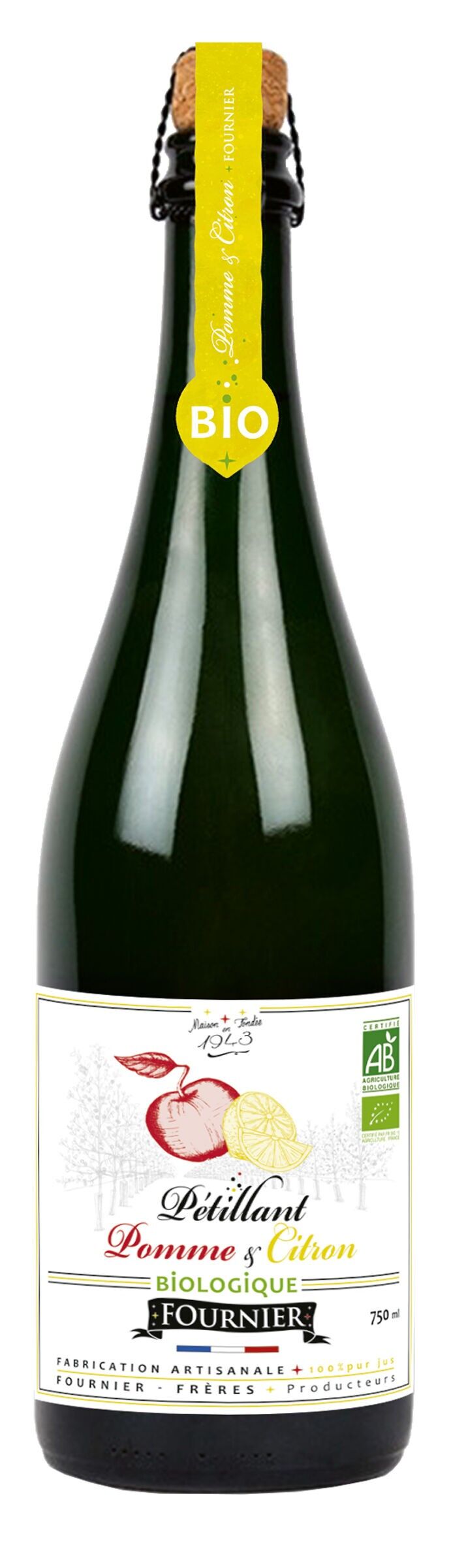 Pétillant Pomme Citron - 75CL
