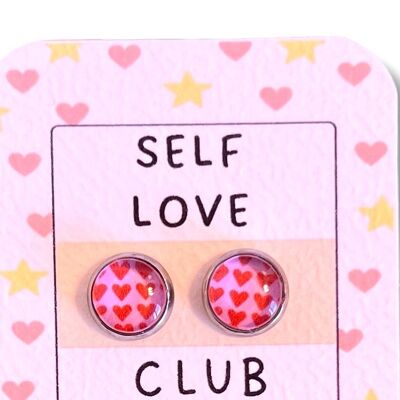 Barbie Pink Hearts Children's Stud Earrings