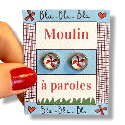 Children's Talking Mill Ear Studs!