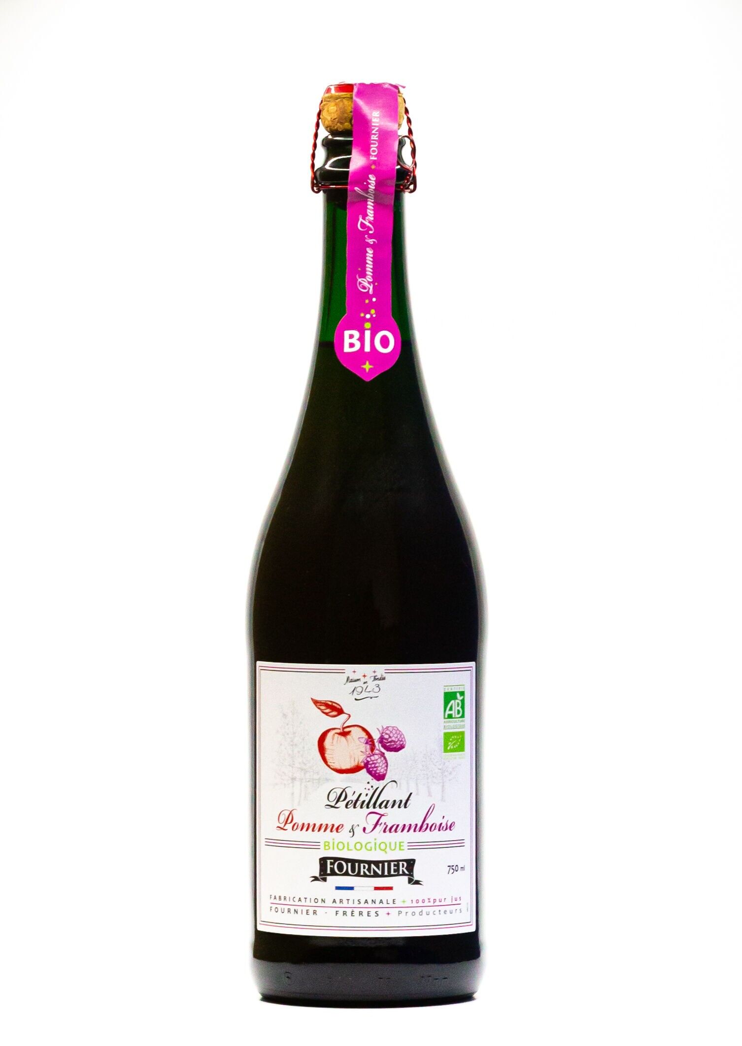Pétillant Pomme Framboise - 75CL
