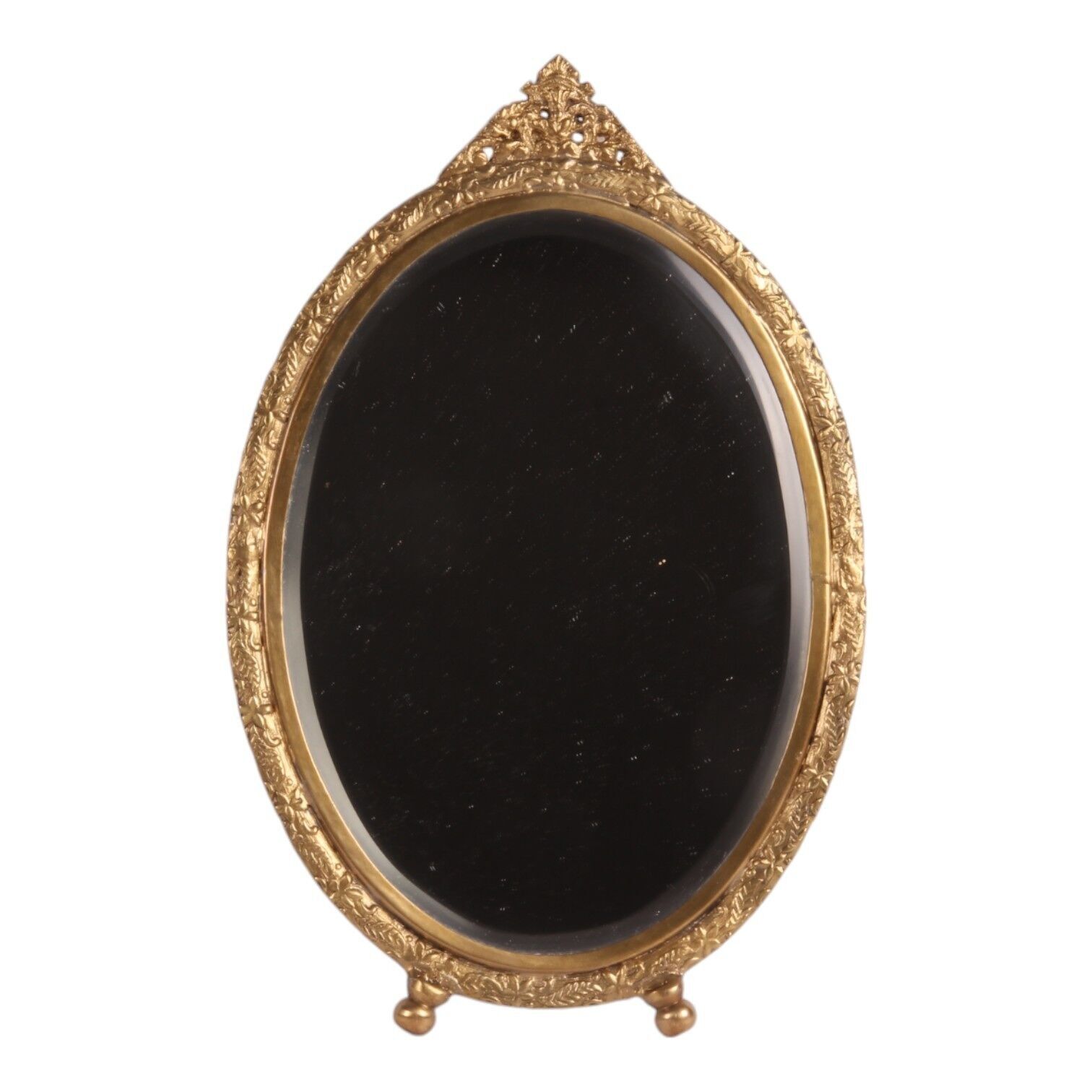 Mirror brass 22 cm