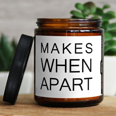 Nothing makes sense when we're apart - Duo Candle No. 2