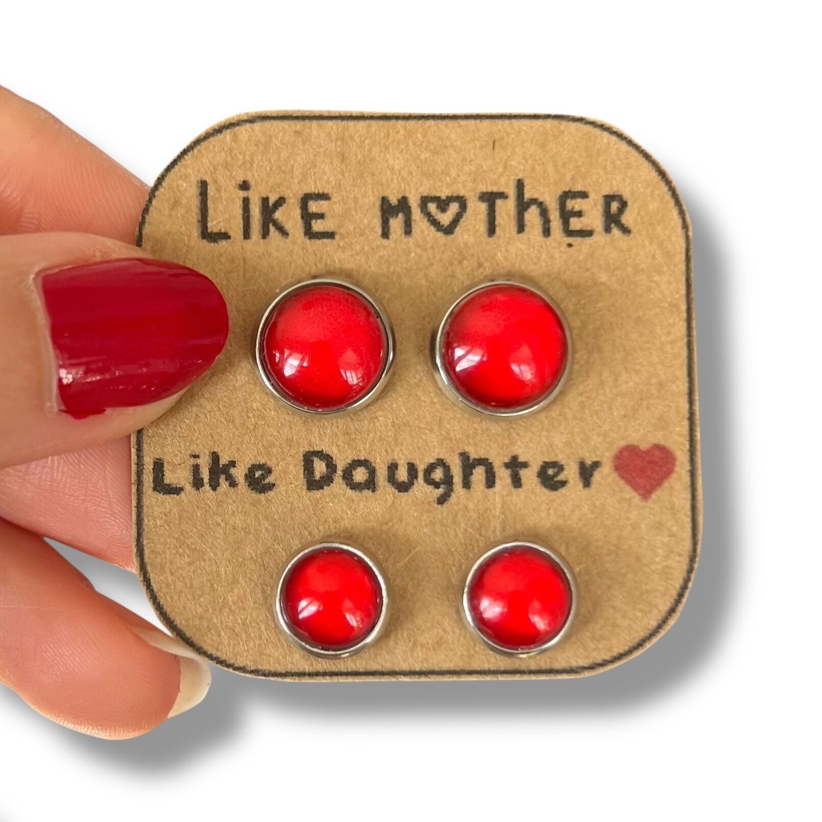 Mother Daughter Stud Earrings / "Like Mother, Like Daughter!"