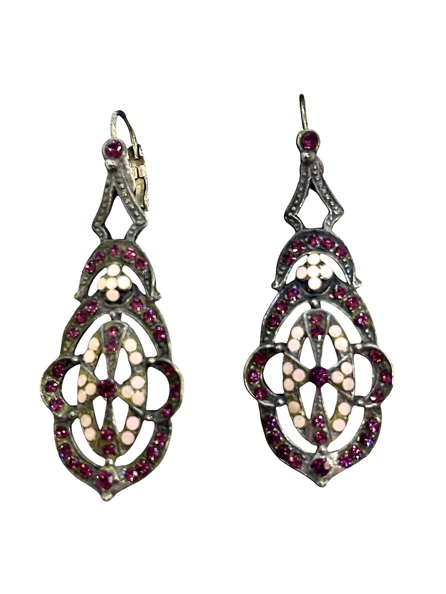 Sw Kristall Ohrring in 925 Silber 10µ Set Mini