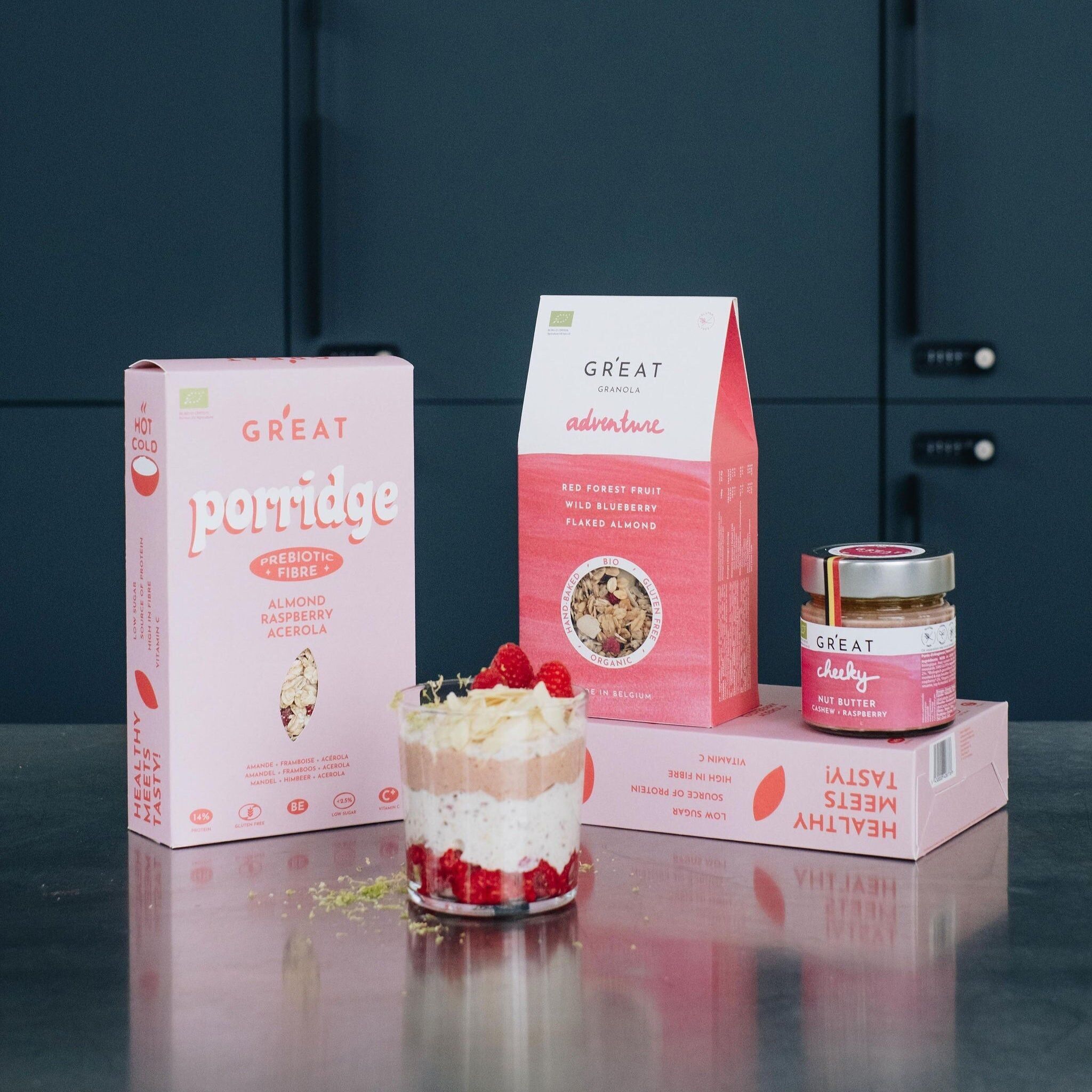 Porridge + Granola + Nut butter