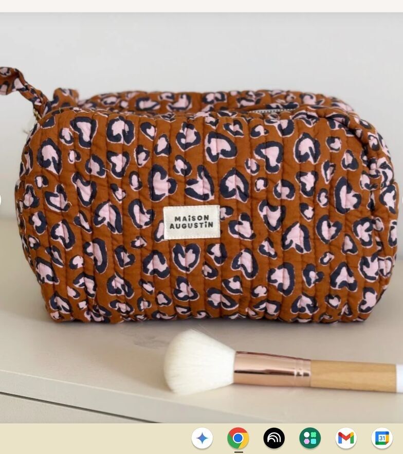 Borsa da toilette Leo Camel