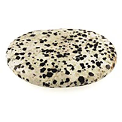 Piedra de bolsillo de jaspe dálmata