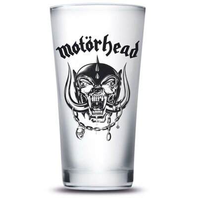Vaso de pinta esmerilado - Motörhead - Logotipo (500 ml)